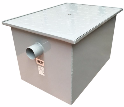 Empire Commercial Grease Trap Epoxy Coated Steel 482 Litre Capacity - 100KGB