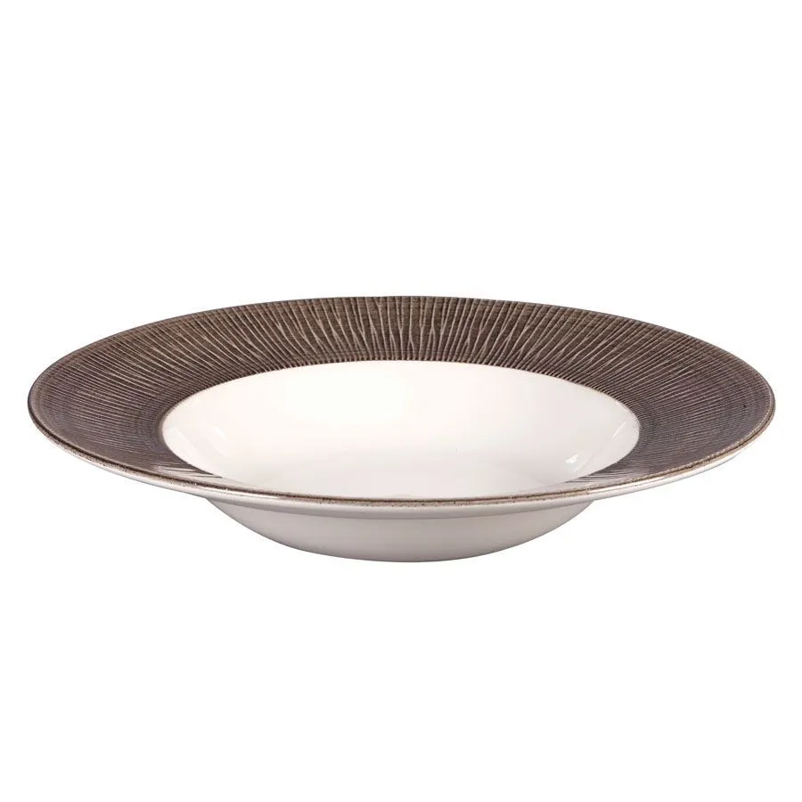 Churchill Bamboo Spinwash Dusk Wide Rim Bowl (12 Pack) - BK448 4 Churchill Bamboo Spinwash Dusk Wide Rim Bowl (12 Pack) - BK448 - Image 2