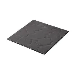 REVOL Basalt Plate Square Slate Effect 30cm (3 Pack) - BD310
