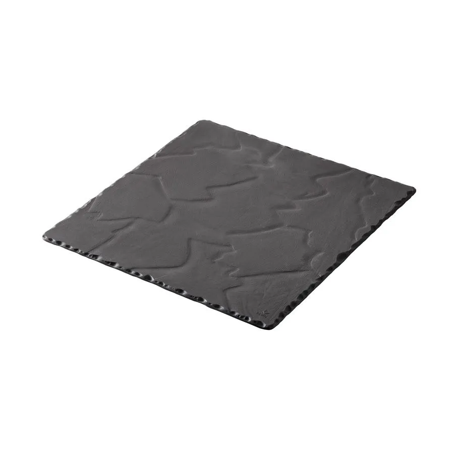 REVOL Basalt Plate Square Slate Effect 30cm (3 Pack) - BD310 3 REVOL Basalt Plate Square Slate Effect 30cm (3 Pack) - BD310
