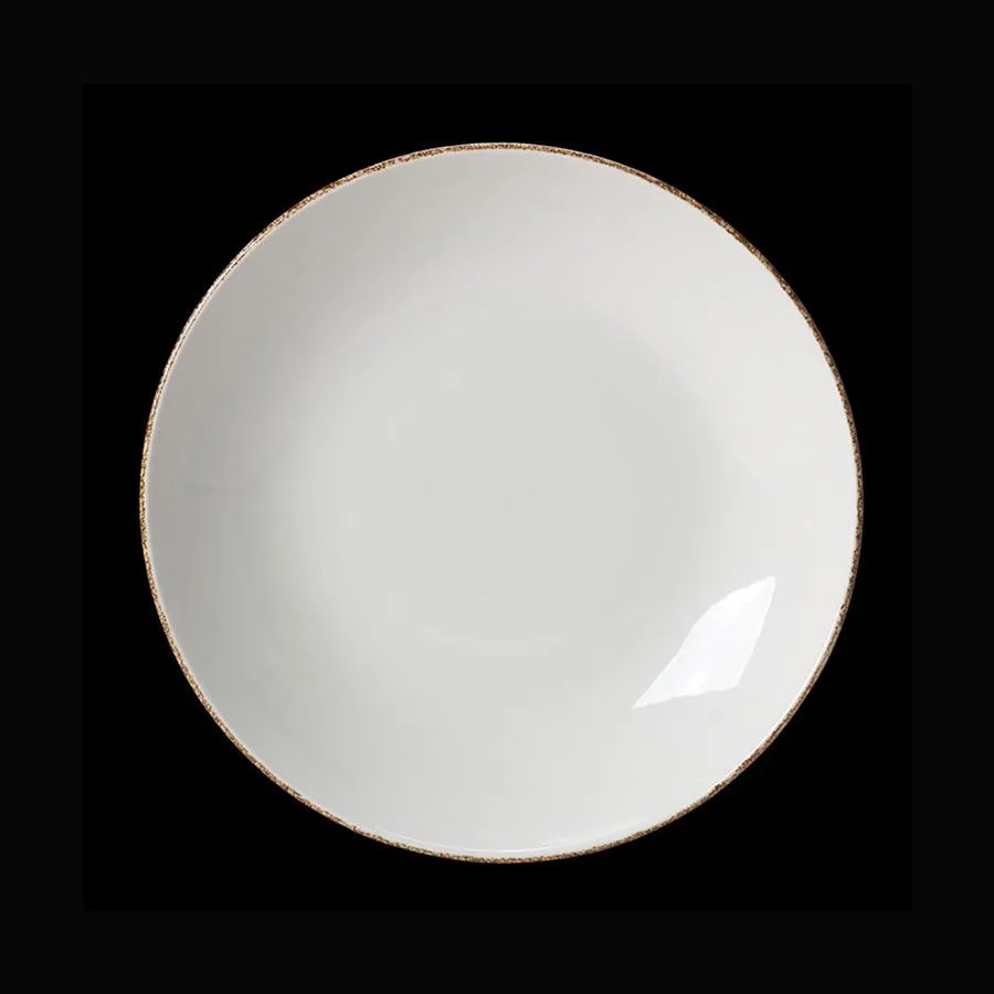 Steelite Brown Dapple Coupe Plate 25.25cm (10inch) (24 Pack) - BJ609 3 Steelite Brown Dapple Coupe Plate 25.25cm (10inch) (24 Pack) - BJ609