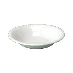 Churchill Buckingham Oatmeal Bowl White 18cm (24 Pack) - B1425WH