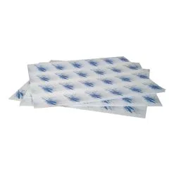 *Non-Branded Burger Wrapping Paper Sheets Blue 245 X 300mm (Pack Of 1000) - GH037