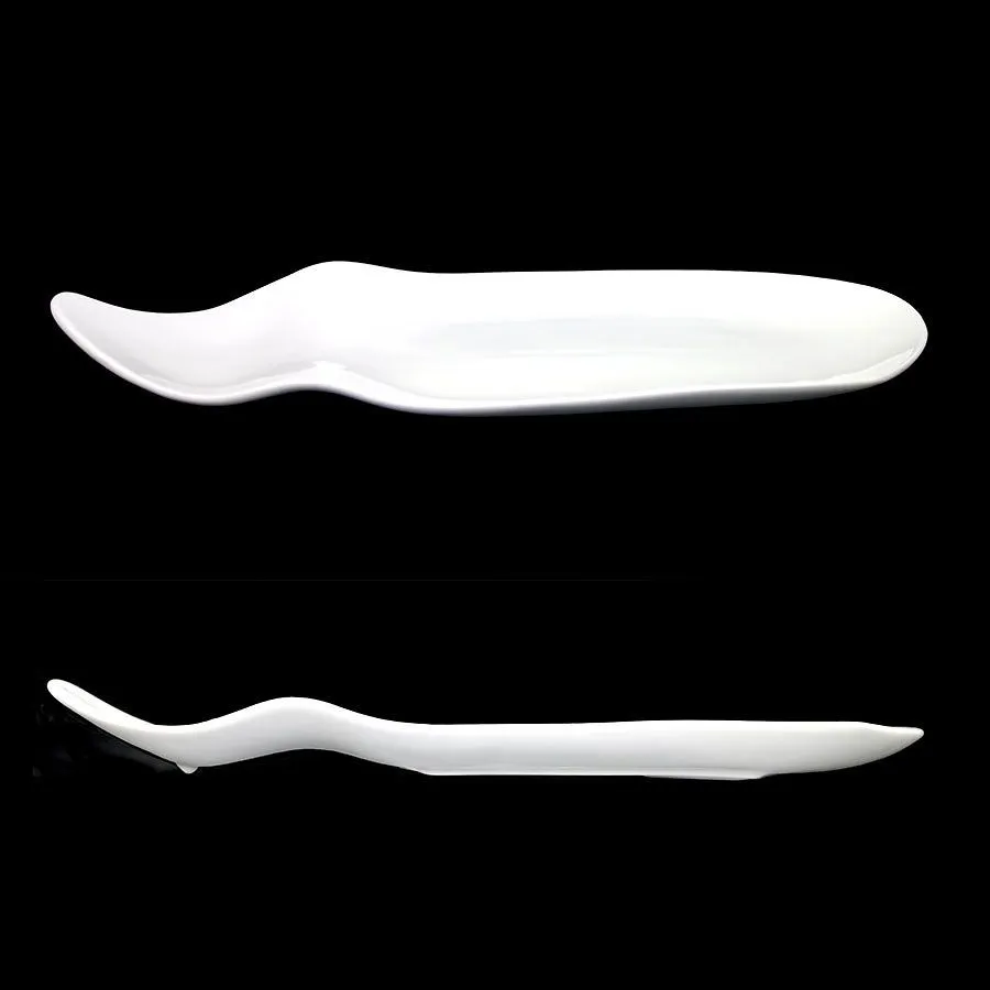 Creme Cråme Futuriste Plate 34cm X 18cm (6 Pack) - BH889 3 Creme Cråme Futuriste Plate 34cm X 18cm (6 Pack) - BH889