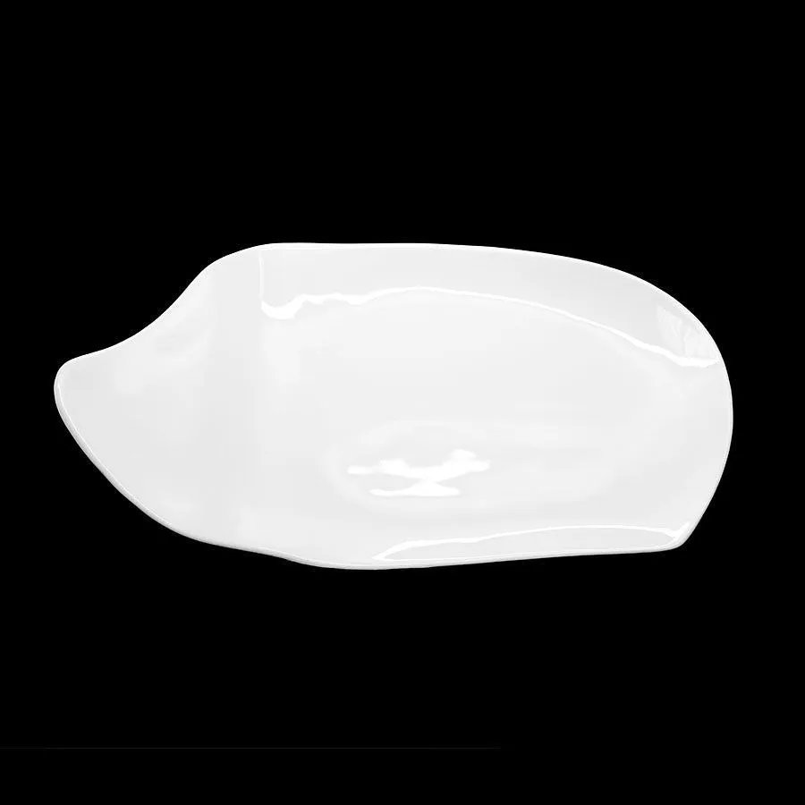 Creme Cråme Futuriste Plate 34cm X 18cm (6 Pack) - BH889 4 Creme Cråme Futuriste Plate 34cm X 18cm (6 Pack) - BH889 - Image 2