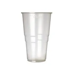 Plastico Disposable Pint Glass 20oz To Line (Pack Of 1000) - U384