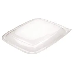 Fastpac Large Rectangular Food Container Lids 1350ml / 48oz (Pack Of 150) - DW785
