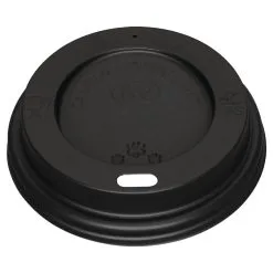 Fiesta Disposable Coffee Cup Lids Black 225ml / 8oz (Pack Of 1000) - CW716