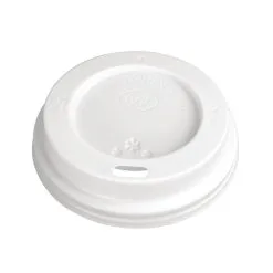 Fiesta Disposable Coffee Cup Lids White 225ml / 8oz (Pack Of 1000) - CE256