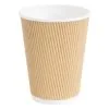 Fiesta Disposable Coffee Cups Ripple Wall Kraft 340ml / 12oz (Pack Of 25) - GP445 1 Fiesta Disposable Coffee Cups Ripple Wall Kraft 340ml / 12oz (Pack Of 25) - GP445 -Kitchenware Outlet fiesta disposable coffee cups ripple wall kraft 340ml 12oz pack of 25 gp445 116445 p