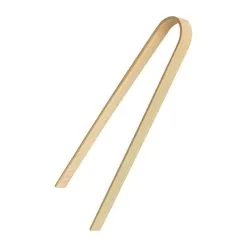 Fiesta Green Biodegradable Mini Bamboo Tongs (Pack Of 50) - DK391