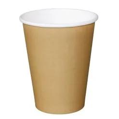 Fiesta Single Wall Takeaway Coffee Cups Kraft 455ml / 16oz (Pack Of 1000) - GF034