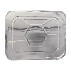 *Non-Branded Foil Lid For 1/2 Gastronorm Takeaway Containers (Pack Of 100 ) - FJ859