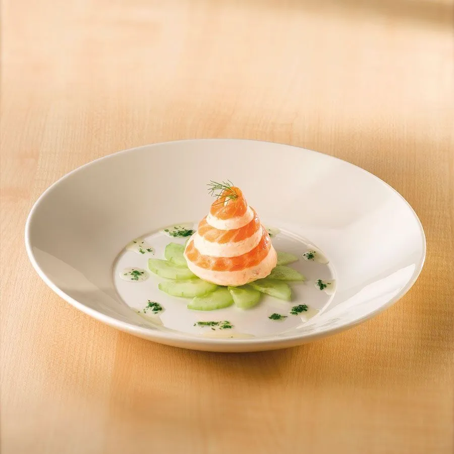 Dudson Flair Plate White 15.9cm (1 Pack) - B4342 4 Dudson Flair Plate White 15.9cm (1 Pack) - B4342 - Image 2