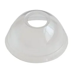 EGreen RPET Dome Lid With Straw Hole 93mm (Pack Of 1000) - FN224