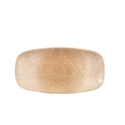 Churchill Garnet Orange Chefs Oblong Plate (12 Pack) - BK085