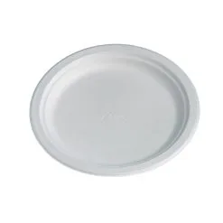 Huhtamaki Compostable Moulded Fibre Chinet Plates 220mm (Pack Of 125) - CM148