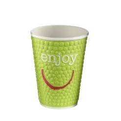 Huhtamaki Enjoy Double Wall Disposable Hot Cups 340ml / 12oz (Pack Of 680) - CM574
