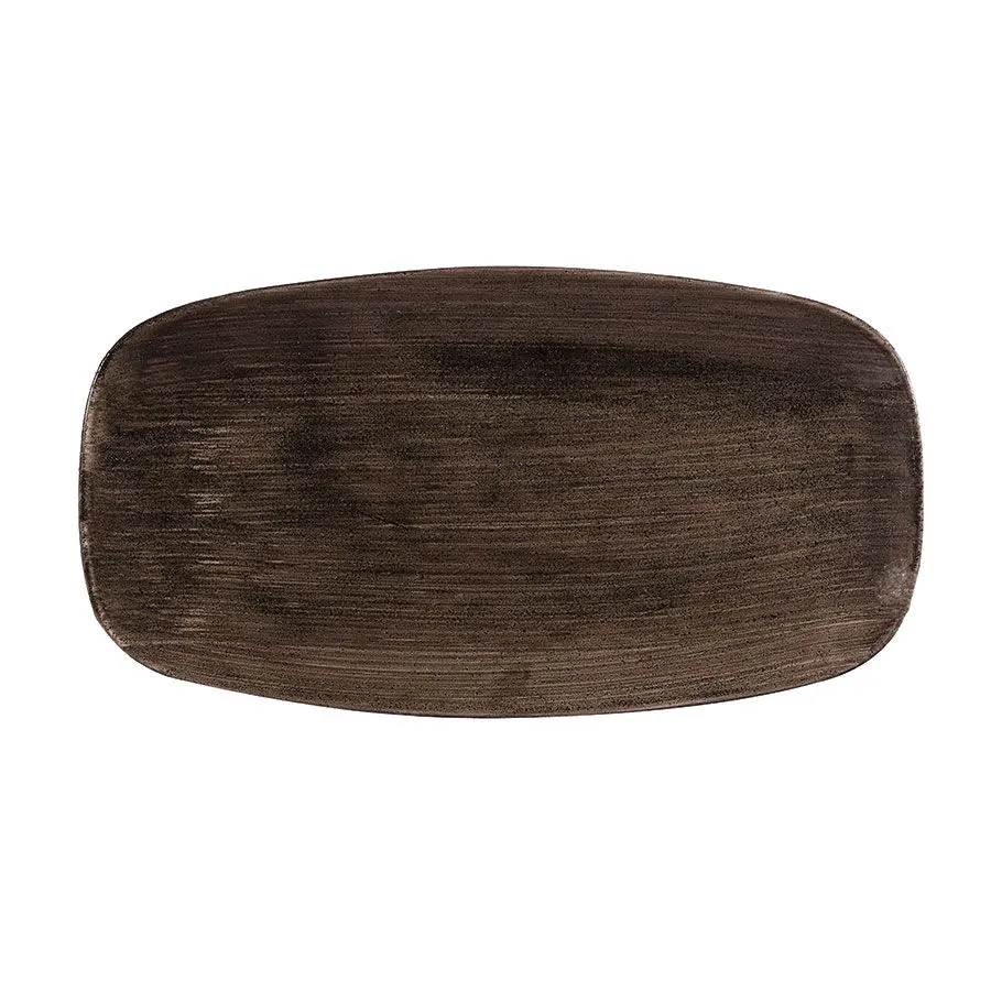 Churchill Iron Black Chefs Oblong Plate (6 Pack) - BK096 3 Churchill Iron Black Chefs Oblong Plate (6 Pack) - BK096