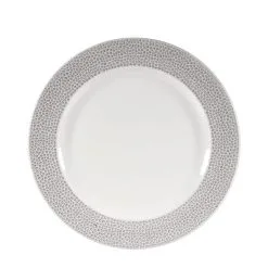 Churchill Isla Shale Grey Footed Plate 27.6cm (12 Pack) - BL936