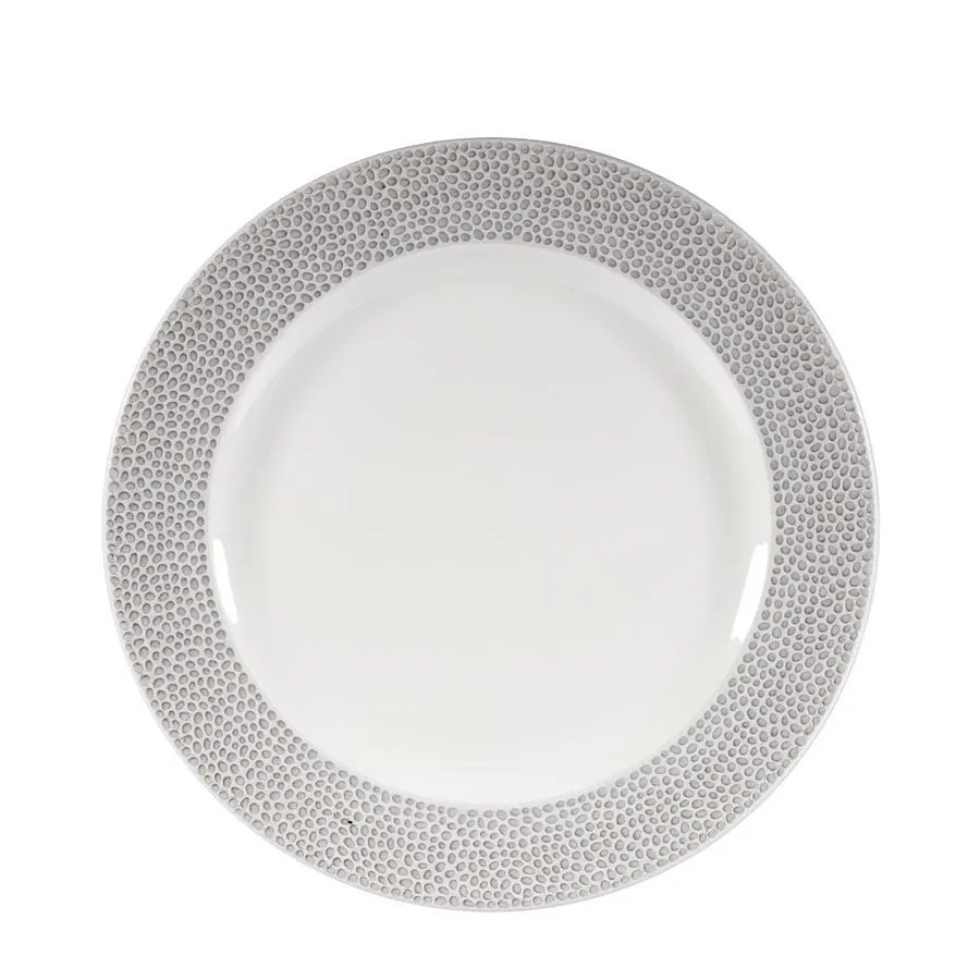 Churchill Isla Shale Grey Footed Plate 27.6cm (12 Pack) - BL936 3 Churchill Isla Shale Grey Footed Plate 27.6cm (12 Pack) - BL936