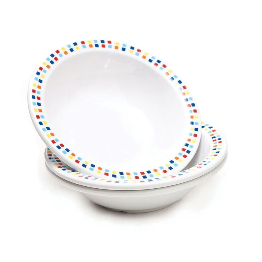 Mirage Melamine Mosaic Cereal Bowl 15cm 6 Inch (48 Pack) - BC032 3 Mirage Melamine Mosaic Cereal Bowl 15cm 6 Inch (48 Pack) - BC032