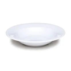 Mirage Melamine White Pasta Bowl 19.5cm 8 Inch (48 Pack) - BC601W