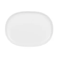Churchill Moonstone Plate Oval White 35.5cm (6 Pack) - BD640
