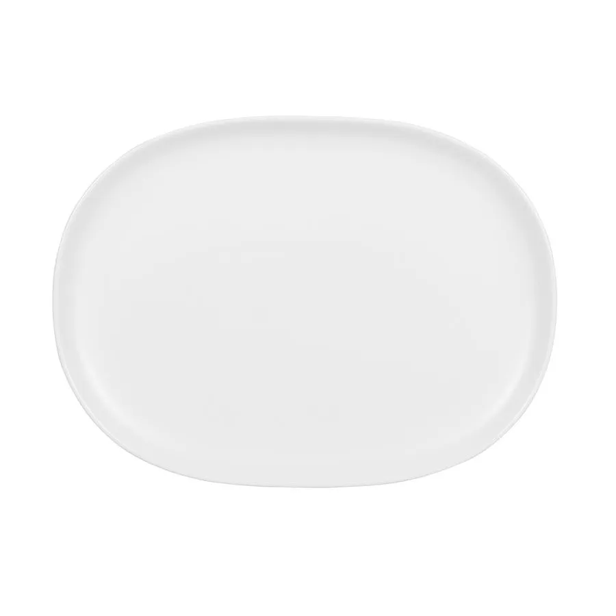 Churchill Moonstone Plate Oval White 35.5cm (6 Pack) - BD640 3 Churchill Moonstone Plate Oval White 35.5cm (6 Pack) - BD640