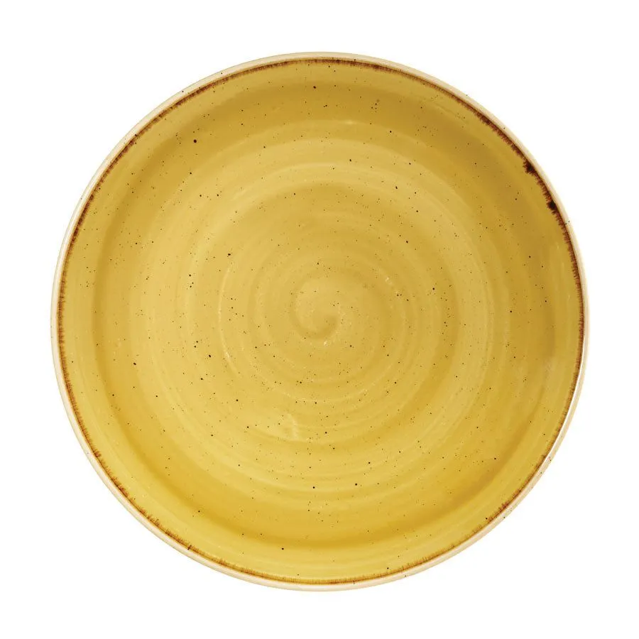 Churchill Mustard Seed Yellow Coupe Plate 26cm (12 Pack) - BH654MU 3 Churchill Mustard Seed Yellow Coupe Plate 26cm (12 Pack) - BH654MU