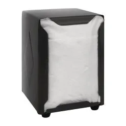 Olympia Stainless Steel Napkin Dispenser Black - CN753