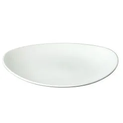 Churchill Orbit Coupe Plate Oval White 20 X 23.8cm (12 Pack) - B4956
