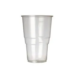 Plastico Disposable Pint Glasses CE Marked 570ml (Pack Of 1000) - U380
