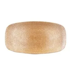 Churchill Raku Garnet Orange Chefs' Oblong Plate No. 4 (6 Pack) - BK084