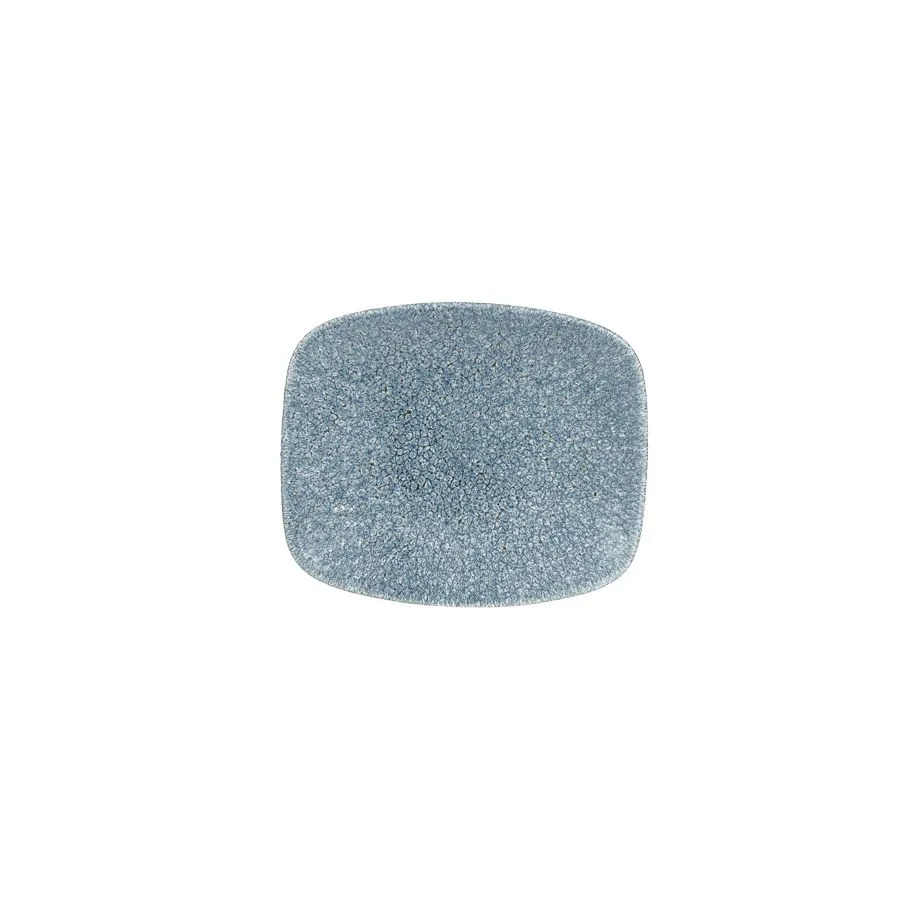 Churchill Raku Topaz Blue Chefs' Oblong Plate No. 5 (12 Pack) - BK393 3 Churchill Raku Topaz Blue Chefs' Oblong Plate No. 5 (12 Pack) - BK393