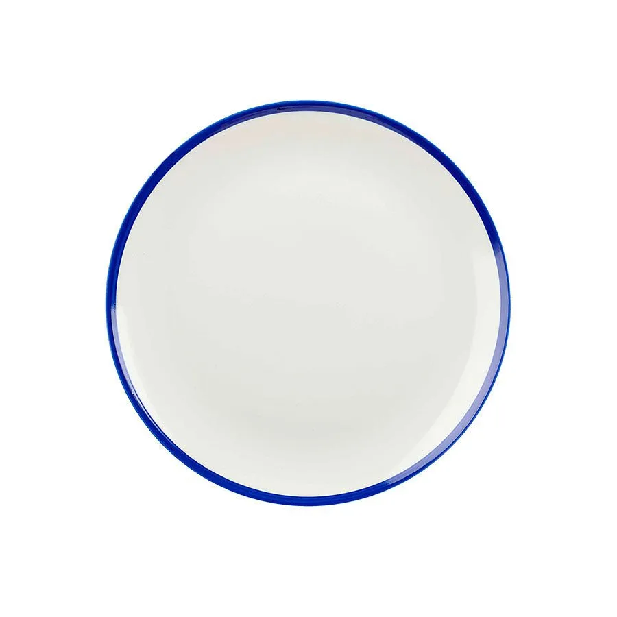 Churchill Retro Blue Coupe Plate 10.25 Inch 26cm (12 Pack) - BG148 3 Churchill Retro Blue Coupe Plate 10.25 Inch 26cm (12 Pack) - BG148