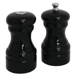 Olympia Salt And Pepper Set Black - GL087