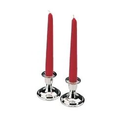 APS Silver Plated Candlestick Holders (Pack Of 2) - P907