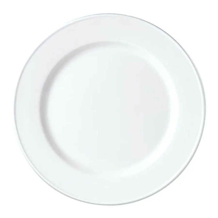 Steelite Simplicity Plate White 23cm (24 Pack) - B4396 3 Steelite Simplicity Plate White 23cm (24 Pack) - B4396