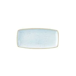 Churchill Stonecast Duck Egg Blue Oblong Plate 29.5cm (12 Pack) - BH193