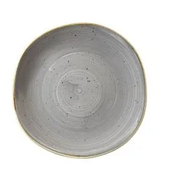Churchill Stonecast Grey Organic Round Plate 10inch (12 Pack) - BI964