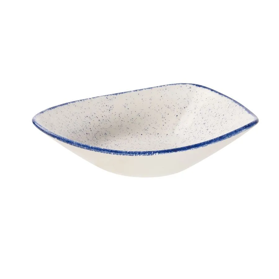 Churchill Stonecast Hints Indigo Triangle Bowl (12 Pack) - BK437 4 Churchill Stonecast Hints Indigo Triangle Bowl (12 Pack) - BK437 - Image 2