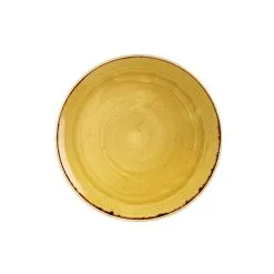 Churchill Stonecast Mustard Seed Couple Plate 16.5cm (12 Pack) - BH656MU