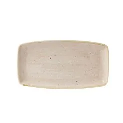 Churchill Stonecast Nutmeg Cream 14inch Oblong Plate (6 Pack) - BJ153