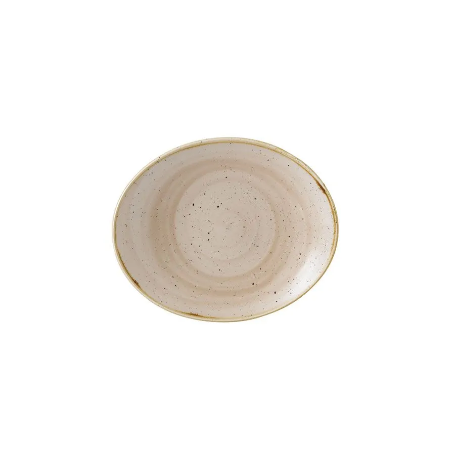 Churchill Stonecast Nutmeg Cream 7inch Oval Coupe Plate (12 Pack) - BJ156 3 Churchill Stonecast Nutmeg Cream 7inch Oval Coupe Plate (12 Pack) - BJ156
