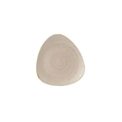 Churchill Stonecast Nutmeg Cream 7inch Triangle Plate (12 Pack) - BJ151