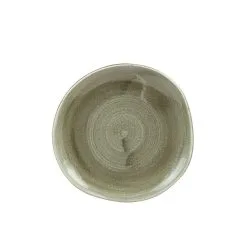 Churchill Stonecast Patina Green 7 Inch Organic Plate (12 Pack) - BJ954