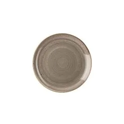 Churchill Stonecast Peppercorn Grey Coupe Plate 16.5cm (12 Pack) - BH656PG
