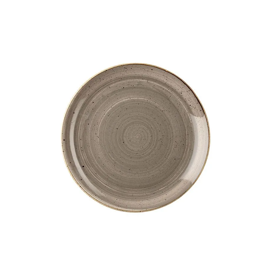 Churchill Stonecast Peppercorn Grey Coupe Plate 21.7cm (12 Pack) - BH655PG 3 Churchill Stonecast Peppercorn Grey Coupe Plate 21.7cm (12 Pack) - BH655PG