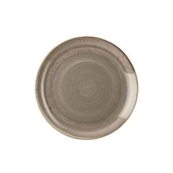 Churchill Stonecast Peppercorn Grey Coupe Plate 26cm (12 Pack) - BH654PG